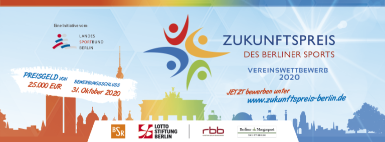 Jetzt für „Zukunftspreis 2020“ bewerben:  LSB Berlin belohnt starke Ideen mit 25.000 Euro
